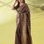 Magenta pure silk woven zari work saree with blouse