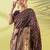 Green pure silk woven zari work saree with blouse