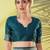 Light blue pure silk woven zari work saree with blouse