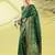 Green pure silk woven zari work saree with blouse