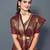Beige jacquard woven zari work saree with blouse