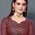 Beige jacquard woven zari work saree with blouse