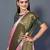 Pink jacquard woven zari work saree with blouse