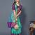 Purple jacquard woven zari work saree with blouse