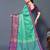 Purple jacquard woven zari work saree with blouse