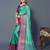 Purple jacquard woven zari work saree with blouse
