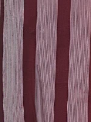 Brown satin embroidered zari work saree with blouse 4