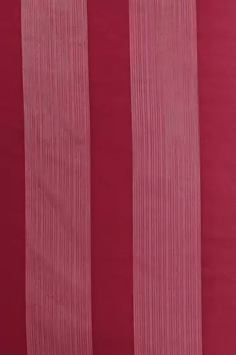 Maroon satin embroidered zari work saree with blouse
