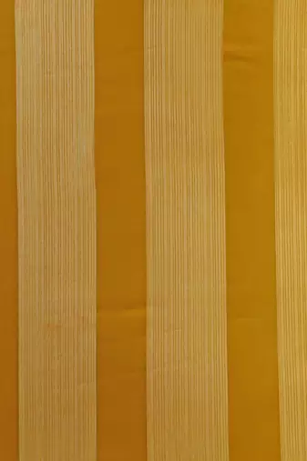 Mustard satin embroidered zari work saree with blouse