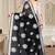 Black chanderi printed zari work saree with blouse