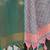 Pink jacquard woven zari work saree with blouse
