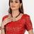 Pink jacquard woven zari work saree with blouse
