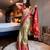Multicolor blended cotton woven zari work saree with blouse