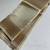 Beige tissue woven zari work saree with blouse