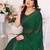 Green pure silk woven zari work saree with blouse