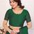 Green pure silk woven zari work saree with blouse