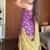 Purple Kurta with yellow Palazzo Set with dupatta