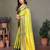 Light green pure silk woven zari work saree with blouse