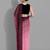 Pink georgette woven zari work saree with blouse
