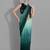 Green georgette woven zari work saree with blouse