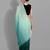 Green georgette woven zari work saree with blouse