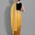 Mustard georgette woven zari work saree with blouse
