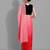 Pink georgette woven zari work saree with blouse