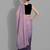 Purple georgette woven zari work saree with blouse
