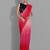 Red georgette woven zari work saree with blouse