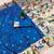 Blue Color zari weawing Work Silk Saree