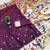 Dark Plum Color zari weawing Work Silk Saree