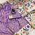 Lavender Color zari weawing Work Silk Saree