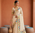 Off White Color zari weawing Work Silk Saree