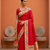 Red Color zari weawing Work Silk Saree