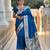 Blue Color zari weawing Work Silk Saree