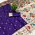 Purple Color zari weawing Work Silk Saree