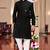  men's blackmirror work - silk kurta