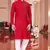  men's redmirror work - silk kurta