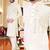  men's whitemirror work - silk kurta