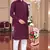  men's winemirror work - silk kurta