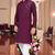  men's winemirror work - silk kurta