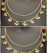 Brass ghungroo kaan chain set