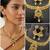 Pink green stones rajwadi heritage square drop jewellery set