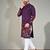  wine embroidered  men's silk kurta 