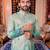  crochet embroidered  men's rayon kurta - 