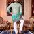  crochet embroidered  men's rayon kurta - 