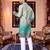  crochet embroidered  men's rayon kurta - 