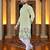  pista crochet embroidered  men's rayon kurta 