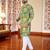Multicolor -digital schifli embroidered  men's rayon kurta 