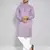 Wine linen men's  kurta